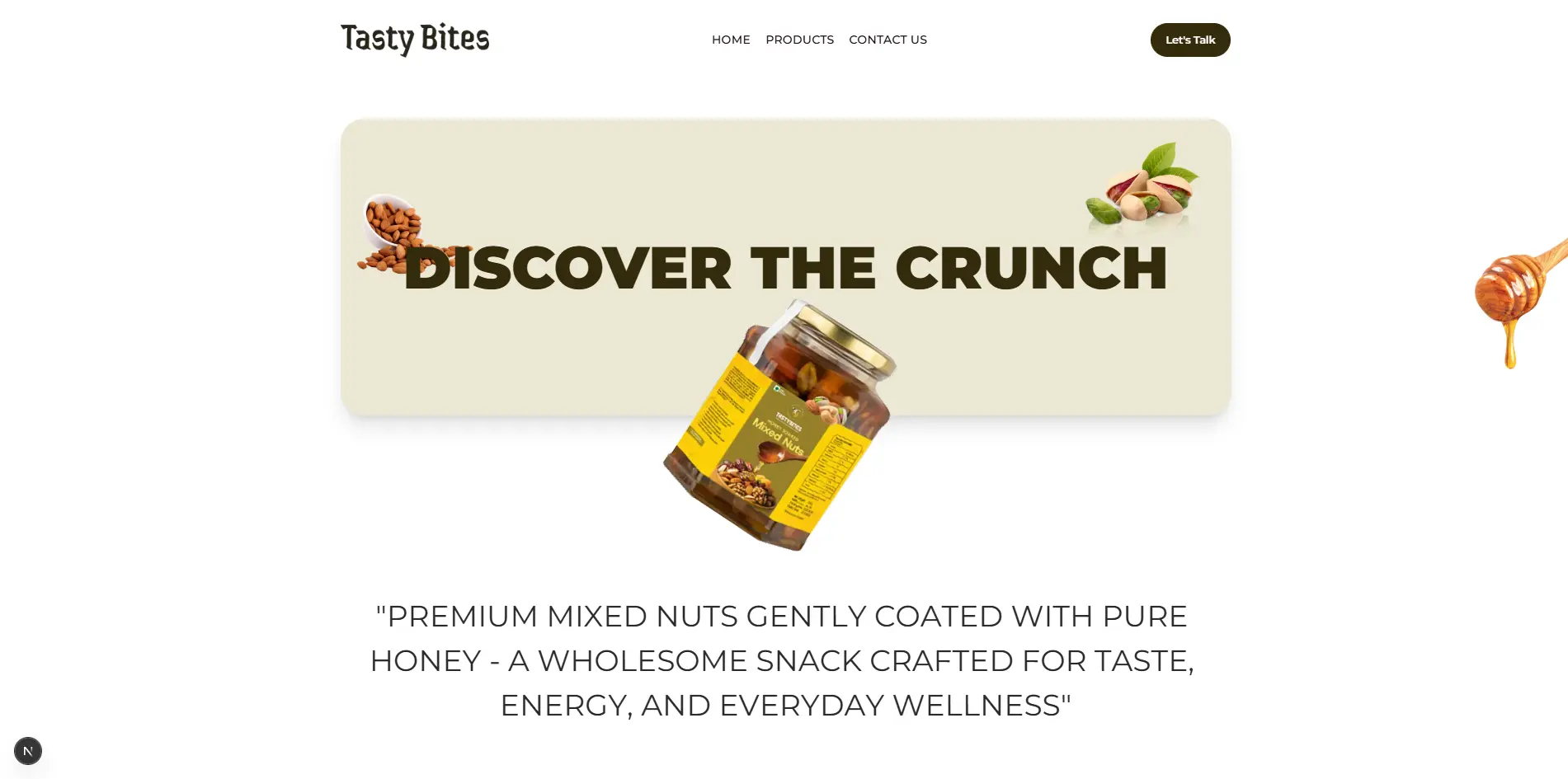 Tasty Bites Honey Mixed Nuts